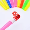 Wholesale large paper-head blowing dragons, plastic blowing dragons, whistles, children's birthday toys, cheerleading props, blowing rolls details Picture